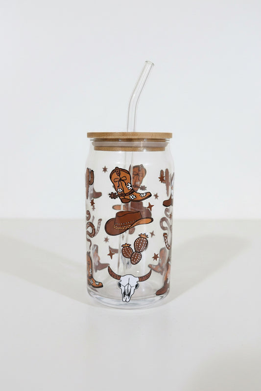 VASO DE VIDRIO WESTERN