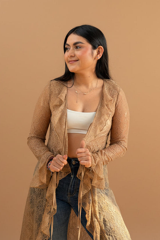 KIMONO DE ENCAJE CRISTINA